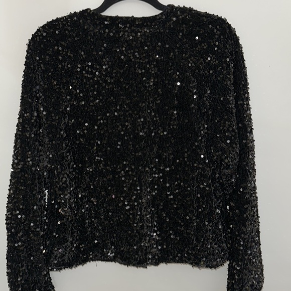 Torrid 1 SEQUIN CROP JACKET - Picture 12 of 14